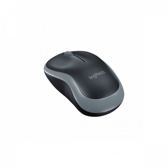 LOGITECH Egér - M185 Vezeték Nélküli Optikai Nano, Szürke