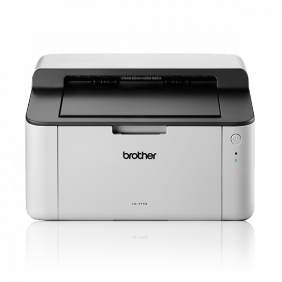 BROTHER Lézernyomtató HL-1110E, A4, mono, 20 lap/perc, USB, manuál duplex, 2400x600dpi, 1MB, szürke