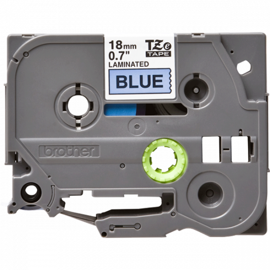 BROTHER szalag TZe-541, Kék alapon Fekete, Laminált, 18mm  0.7", 8 méter