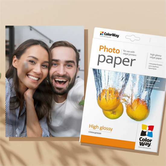 COLORWAY Fotópapír, magasfényű (high glossy), 200 g/m2, A4, 20 lap