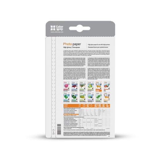 COLORWAY Fotópapír, magasfényű (high glossy), 230 g/m2, 10x15, 50 lap
