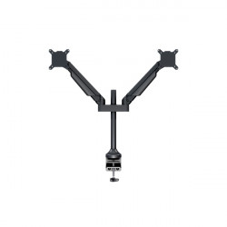 MULTIBRACKETS 2 karos asztali konzol, M VESA Gas Lift Arm Dual Black (15-32", max.VESA: 100x100 mm, 10 kg)