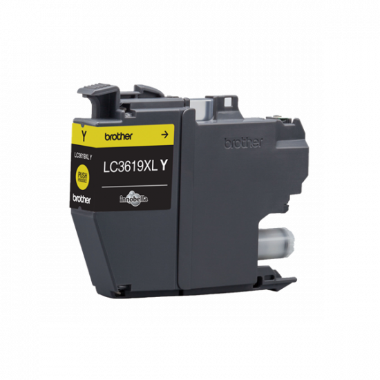 BROTHER Tintapatron LC3619Y, Szuper nagy töltetű - 1500 oldal, Sárga