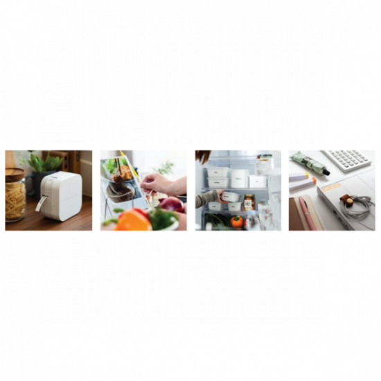 BROTHER Címkenyomtató PT-P300BT, Bluetooth, Apple MFI, 20mm/sec, P-touch Cube,  Design&Print App for iOS&Android