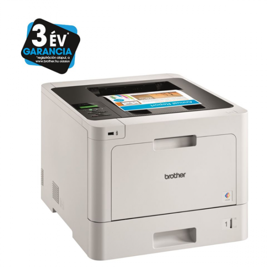 BROTHER Lézernyomtató HL-L8260CDW, A4, színes, 31 lap/perc, WiFi/LAN/USB, duplex, 2400x600dpi, 256MB