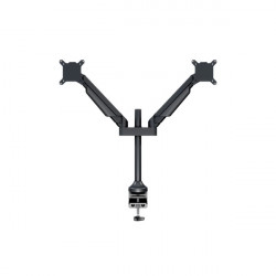 MULTIBRACKETS 2 karos asztali konzol, M VESA Gas Lift Arm Dual Black HD (15-32", max.VESA: 100x100 mm, 21 kg)