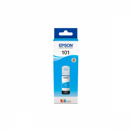 EPSON Tintapatron 101 EcoTank Cyan ink bottle