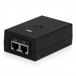 UBiQUiTi POE Adapter 2x1000Mbps, 48VDC @ 0.5A - POE-48-24W-G