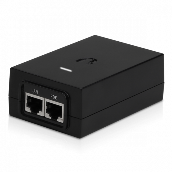 UBiQUiTi POE Adapter 2x1000Mbps, 48VDC @ 0.5A - POE-48-24W-G