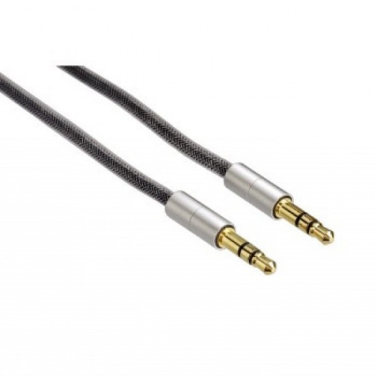 HAMA 80869, Összekötő kábel "AluLine" 3,5mm Jack, 2 m