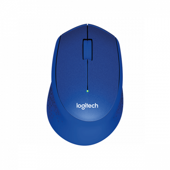 LOGITECH Egér - M330 Silent Plus Vezeték Nélküli Optikai, Kék