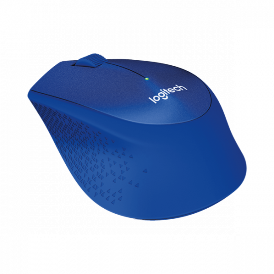 LOGITECH Egér - M330 Silent Plus Vezeték Nélküli Optikai, Kék