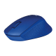 LOGITECH Egér - M330 Silent Plus Vezeték Nélküli Optikai, Kék