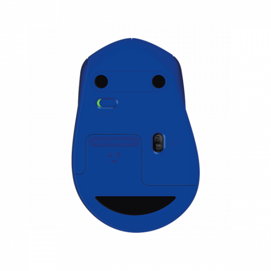 LOGITECH Egér - M330 Silent Plus Vezeték Nélküli Optikai, Kék
