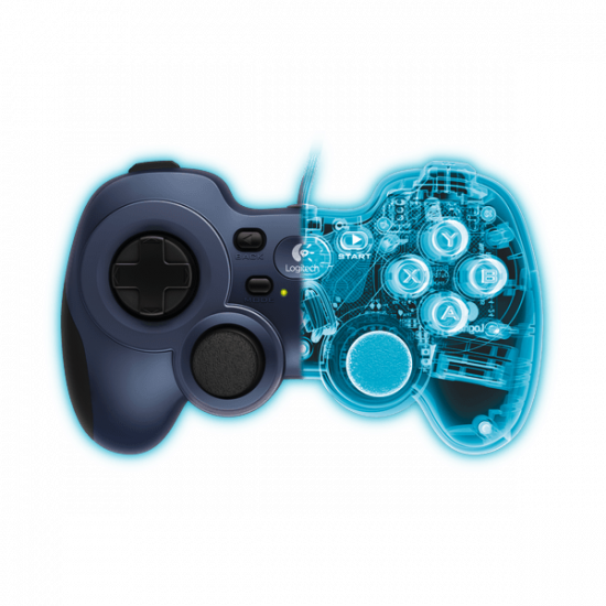 LOGITECH Játékvezérlő - F310 Vezetékes Gamepad PC-re, Kék