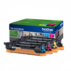 BROTHER Toner TN-243CMYK, Standard - 1.000 oldal (ISO/IEC 19798), színkészlet