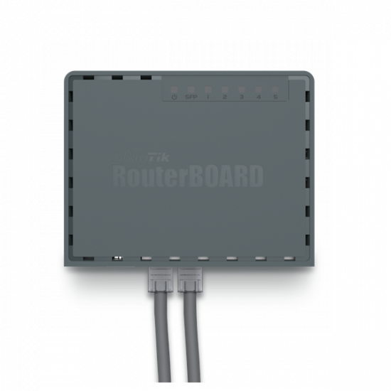 MIKROTIK Vezetékes Router RouterBOARD 5x1000Mbps + 1x1000Mbps SFP, 1xMicroSD, Asztali - RB760IGS