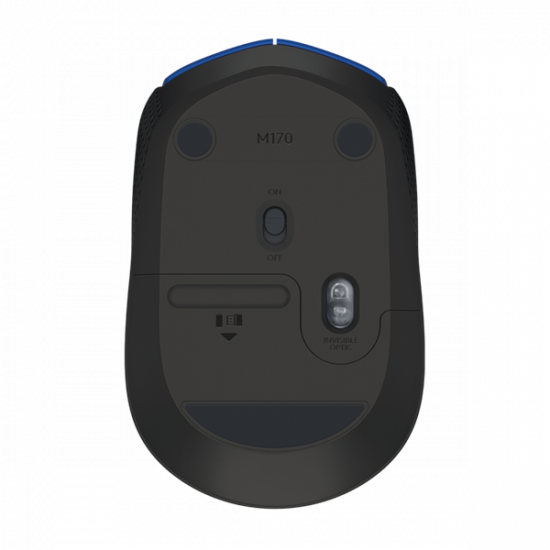 LOGITECH Egér - M170 Vezeték Nélküli Optikai, Szürke