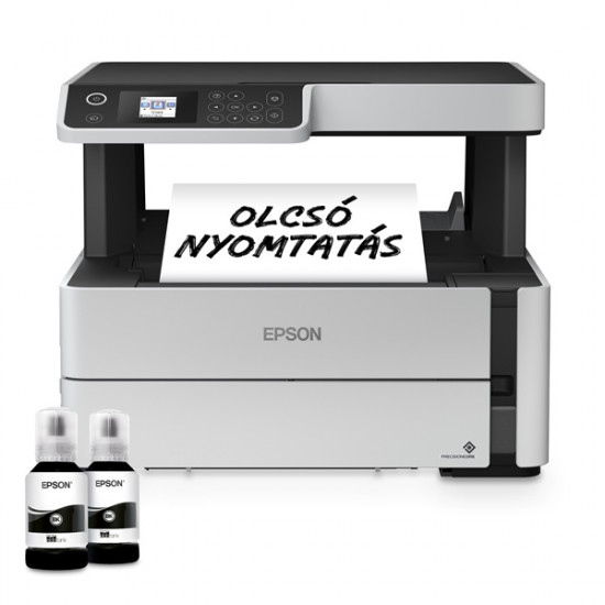 EPSON Tintasugaras nyomtató - EcoTank M2170 (A4, MFP, 1200x2400 DPI, 39 lap/perc, USB/LAN/Wifi)