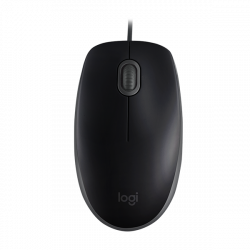 LOGITECH Egér - B110 Vezetékes Optikai Silent, Fekete