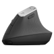 LOGITECH Egér - MX Vertical Ergonomic Bluetooth Optikai, Fekete