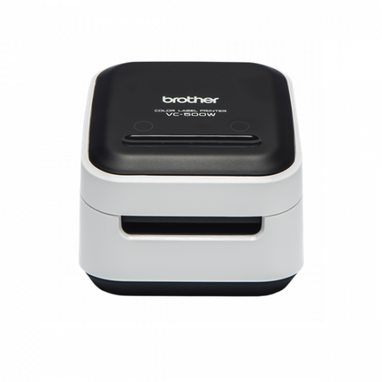 BROTHER címkenyomtató, VC500W, ZINK Zero-ink, színes nyomtatás, 8 mm/mp, USB/Wifi, 303dpi, PT Editor Lite, CK címke