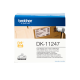 BROTHER Szalag DK-11247, fehér alapon fekete, 103mm x 164mm, 30.48m, 108db