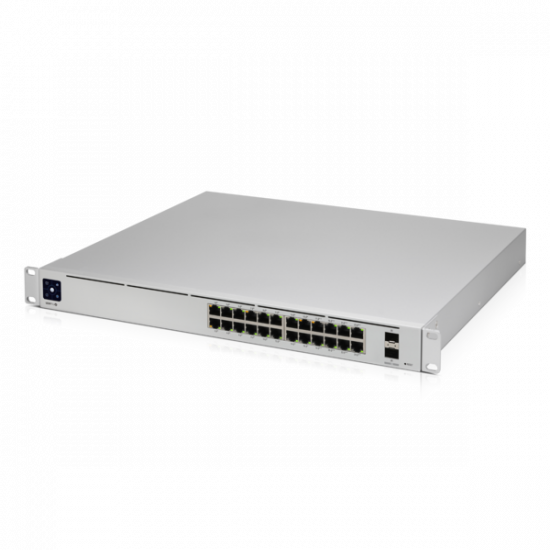 UBiQUiTi Switch 24x1000Mbps (24xPOE+) + 2x10000Mbps SFP+, Menedzselhető, Rackes - USW-PRO-24-POE