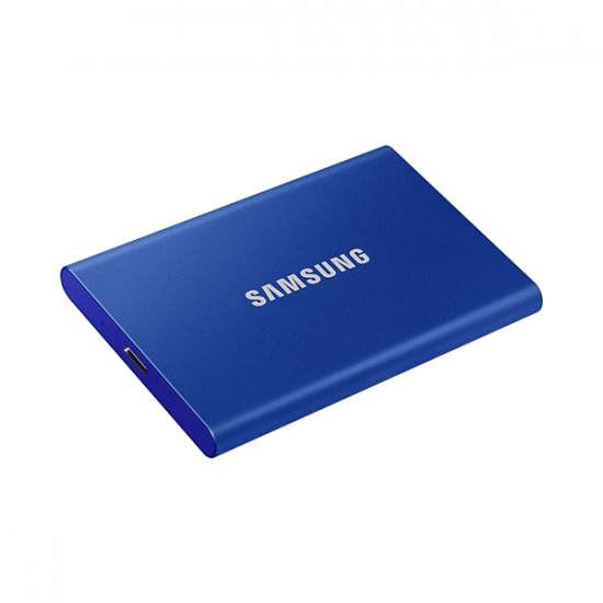 SAMSUNG Hordozható SSD T7 USB 3.2 2TB (Kék)