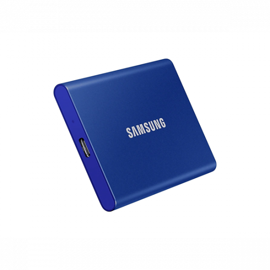 SAMSUNG Hordozható SSD T7 USB 3.2 2TB (Kék)