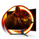 AOC Ívelt Gaming 240Hz VA monitor 31.5" C32G2ZE/BK, 1920x1080, 16:9, 300cd/m2, 1ms, 2xHDMI/DisplayPort