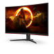 AOC Ívelt Gaming 240Hz VA monitor 31.5" C32G2ZE/BK, 1920x1080, 16:9, 300cd/m2, 1ms, 2xHDMI/DisplayPort