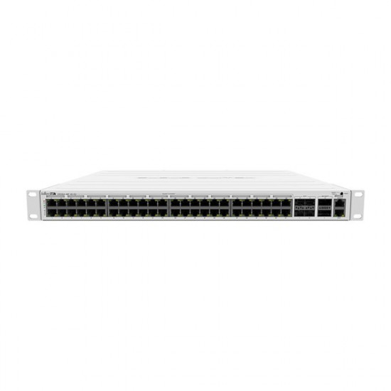 MIKROTIK Cloud Router Switch 48x1000Mbps + 1x100mbps, 4x10Gbps SFP+ (2xQSFP+), Rackes - CRS354-48P-4S+2Q+RM