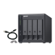 QNAP NAS 4 fiókos RAID bővítőegység, NAS-hoz és PC-hez, 1xUSB3.2 (Type-C), Asztali - TR-004
