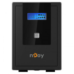 NJOY Szünetmentes 1500VA - Cadu 1500 (4 Schuko, line-interaktív, USB menedzsment, RJ11/45 vonalvédelem(1Gb/s), fekete)
