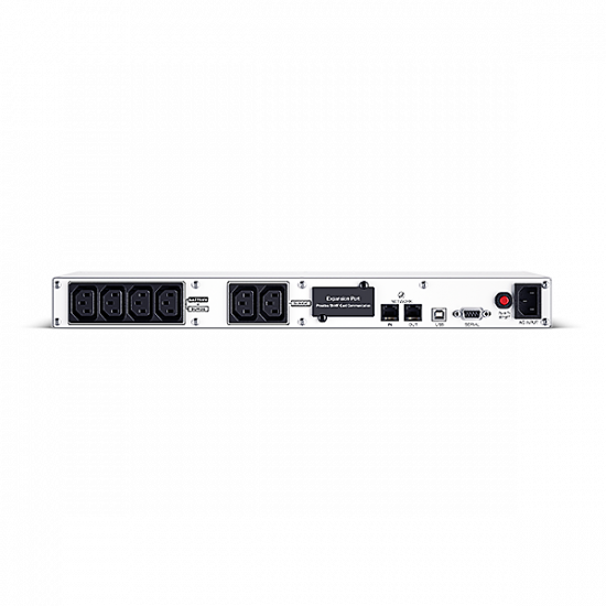 CYBERPOWER UPS OR600ERM1U (6xIEC C13) 600VA 360W 230V RACK szünetmentes tápegység + USB, LINE-INTERACTIVE