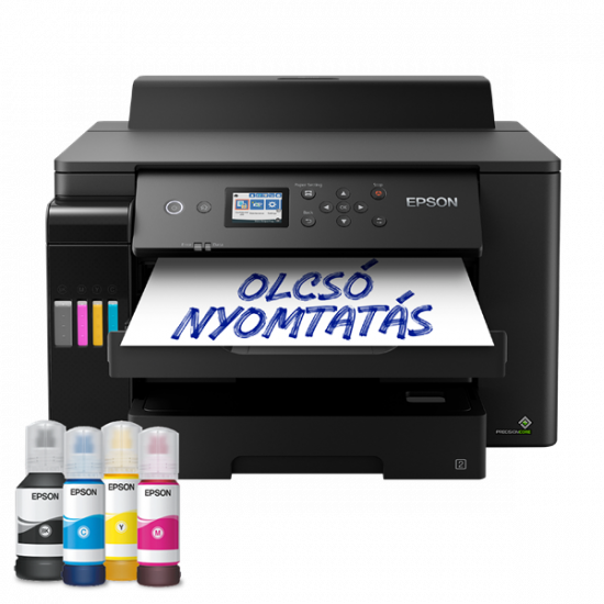 EPSON Tintasugaras nyomtató - EcoTank L11160 (A3+, színes, 4800x1200 DPI, 32 lap/perc, USB/LAN/Wifi)