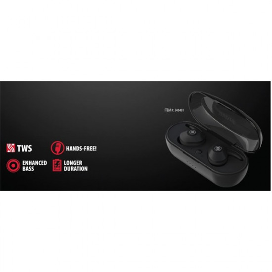 MAXELL vezeték nélküli fülhallgató, MINI DUO earbuds, TWS, bluetooth 5.0, fekete