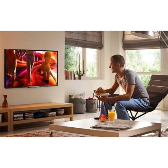 TECHLY ICA-PLB 860 fix fali konzol 42-80" LED/LCD kijelzőhöz, ultra slim, fekete