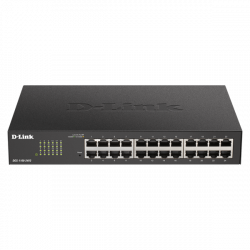 D-LINK Switch 24x1000Mbps Fémházas Menedzselhető Rackes, DGS-1100-24V2/E