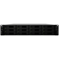 SYNOLOGY NAS 12 fiókos RS3618XS Intel Xeon D-1521 4x2,4GHz, 8GB DDR4, 4x1GbE, 3xUSB3.2
