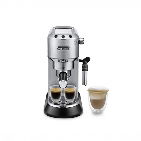 DELONGHI EC685.M Dedica presszókávéfőző 15 bar, 3 sűrő:1 - 2 személyes és E.S.E., tehrmoblock, csészemelegítő