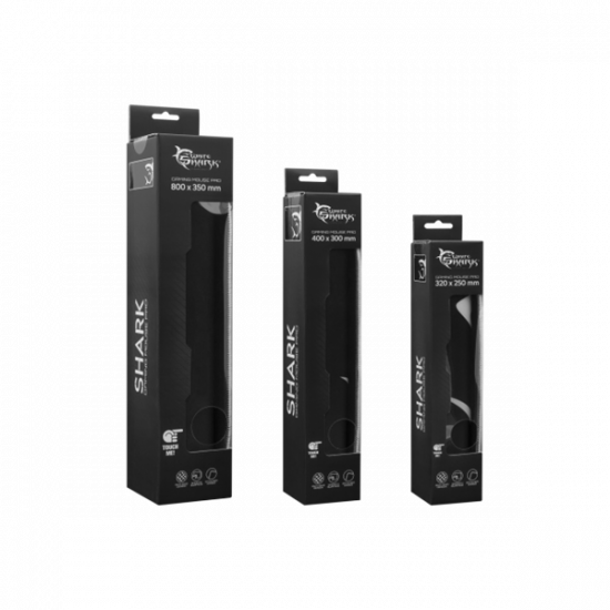 WHITE SHARK SHARK "XL" gamer egérpad (800x350x3 mm)