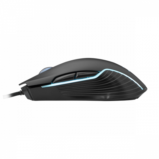 WHITE SHARK GM-5003 AZARAH gaming egér, fekete, 6400dpi