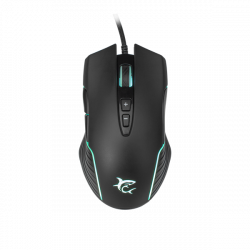 WHITE SHARK GM-5003 AZARAH gaming egér, fekete, 6400dpi