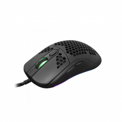 WHITE SHARK GM-5007B GALAHAD gamer egér, fekete, 6400 dpi