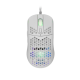 WHITE SHARK GM-5007W GALAHAD gamer egér, fehér, 6400 dpi