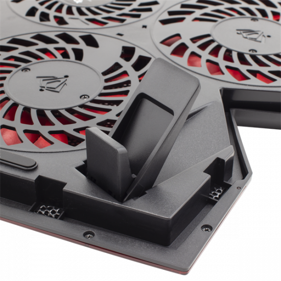 WHITE SHARK GCP-29 ICE WIZARD Notebook hűtő, 4 ventillátor, 17.3"