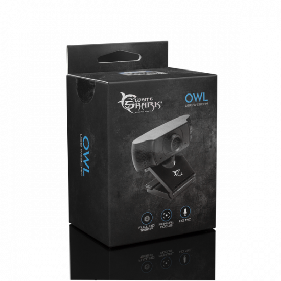 WHITE SHARK OWL GWC-004 Full HD webkamera mikrofonnal