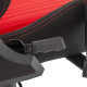WHITE SHARK RED DEVIL gamer szék piros/fekete maximális terhelhetőség 120 kg